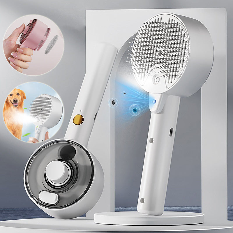Self-Cleaning Pet Hair Remover Brush – For Dogs & Cats! - Best Pet Village