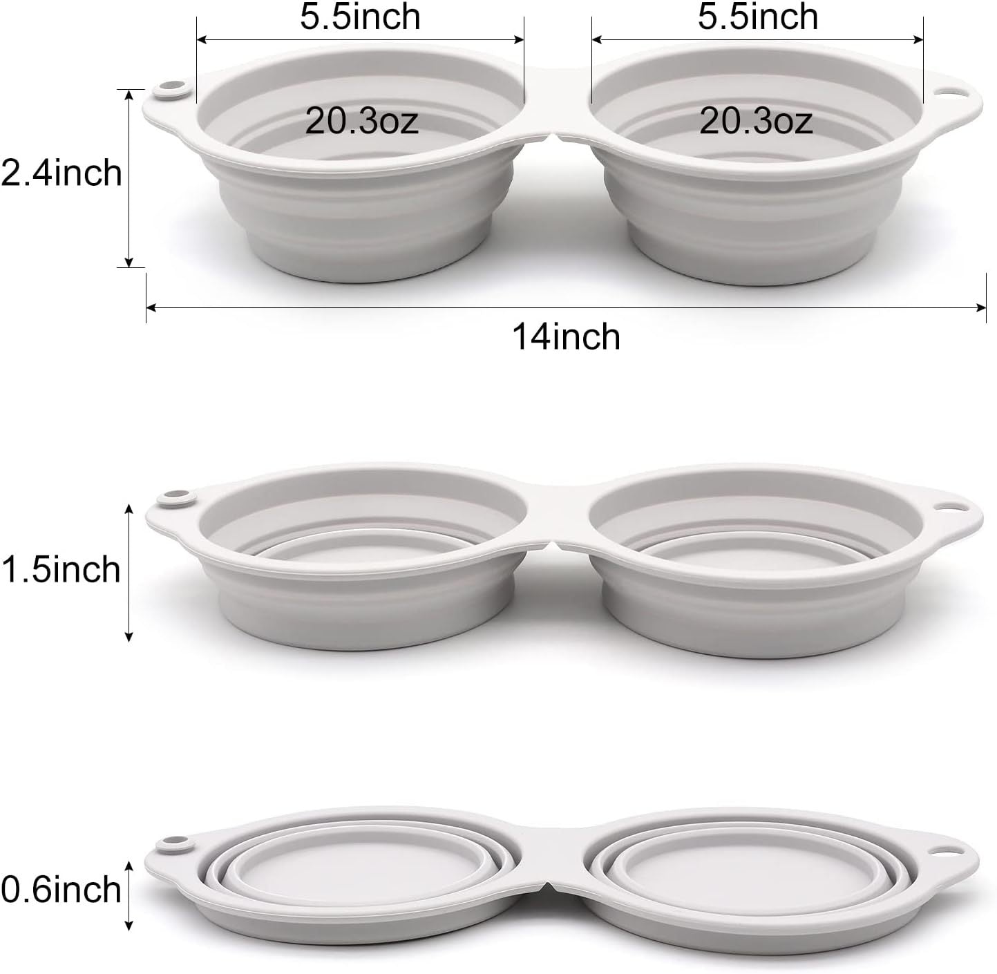 Travel Ready Collapsible Pet Bowls - Best Pet Village
