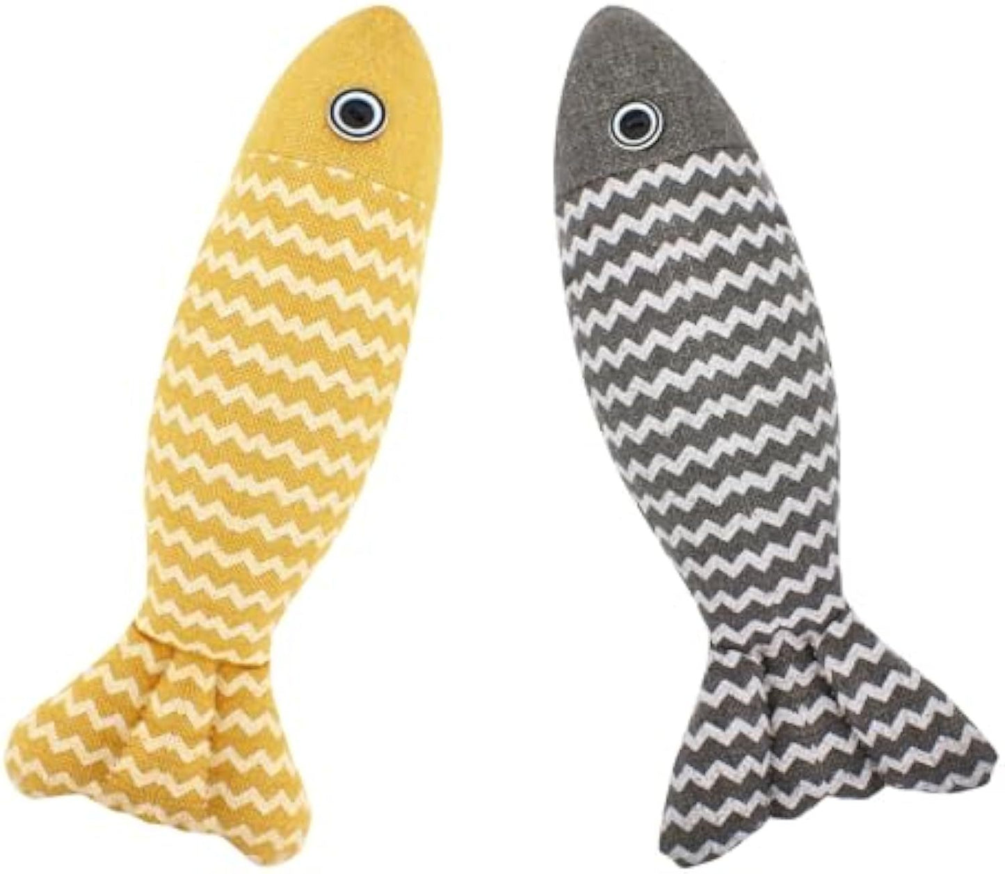 Fish-Shaped Catnip Toys: Interactive Fun for Kittens & Indoor Cats (3-Pack) - Best Pet Village