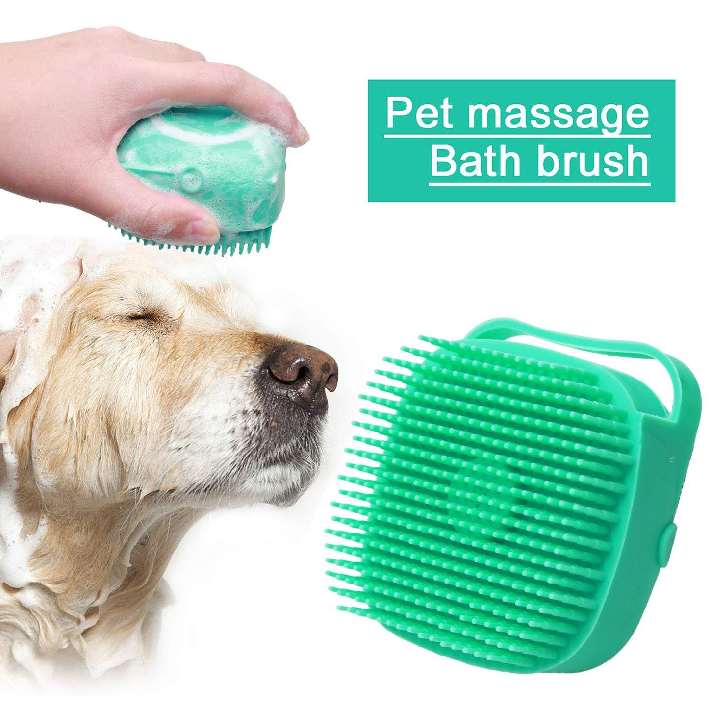 Silicone Pet Shampoo Massager: Soft Grooming Brush for Cats & Dogs - Best Pet Village