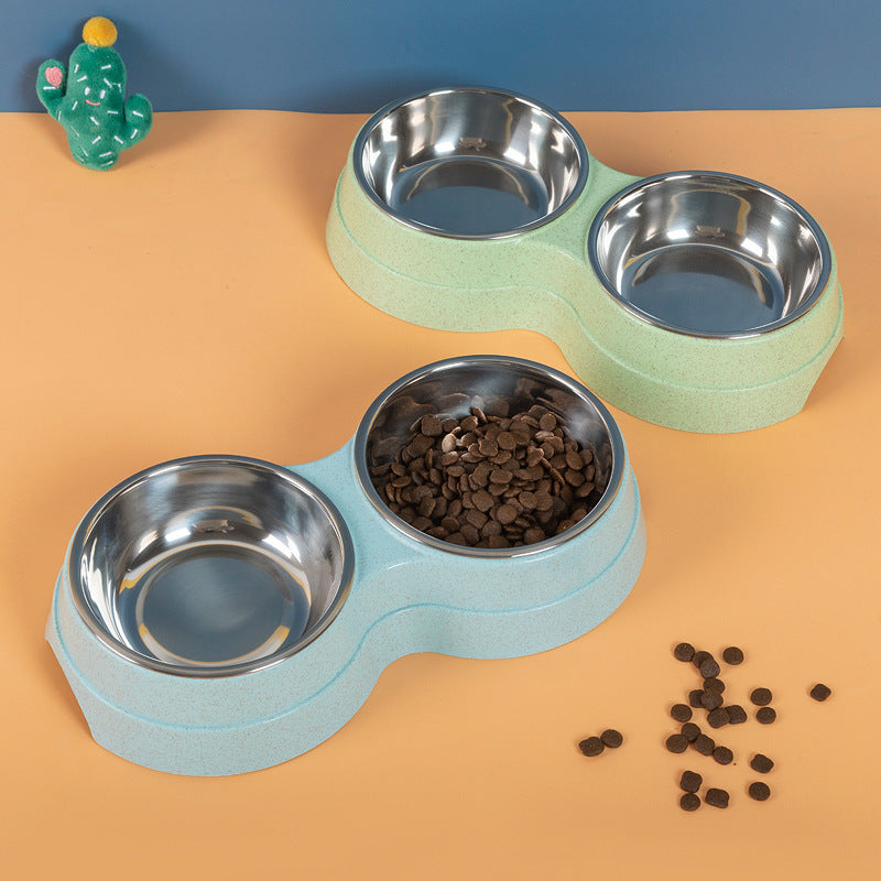 Double Pet Bowls - For Dogs & Cats - Best Pet Village