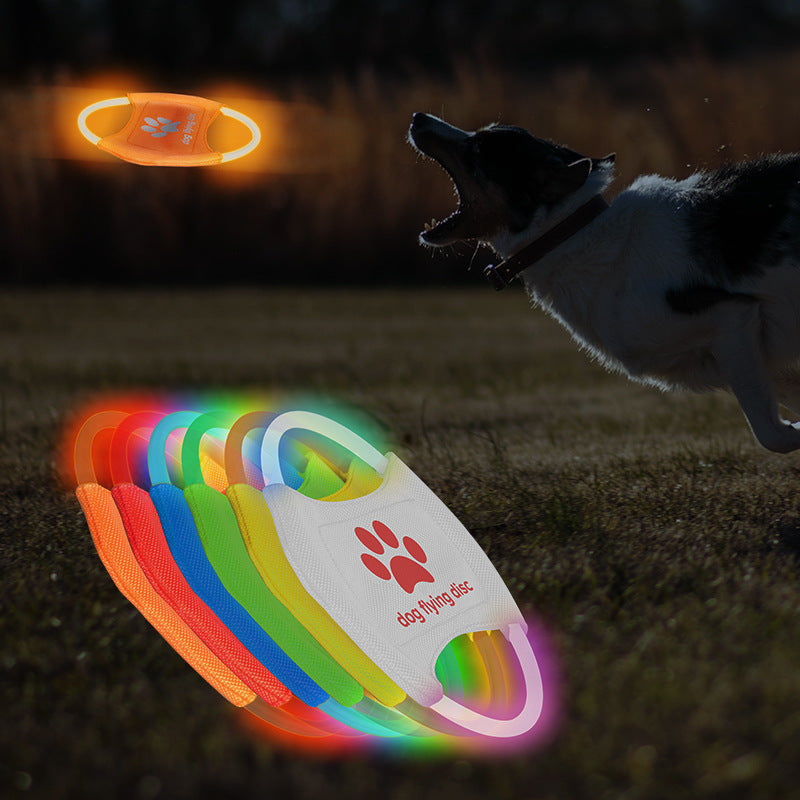 Fun LED Glowing Dog Flying Discs: Interactive Training & Play Toy for Pets - Best Pet Village