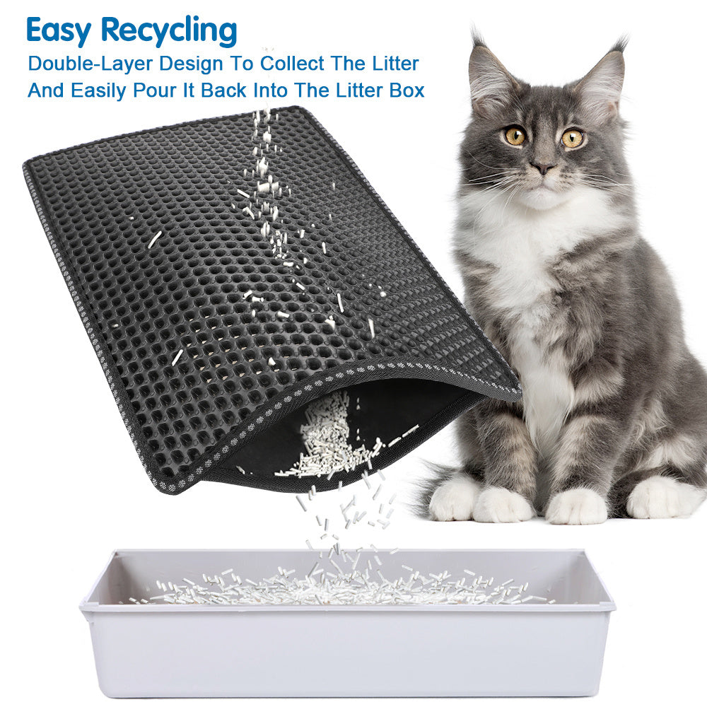 Cat Litter Mat – Ultimate Litter Box Cleanup!