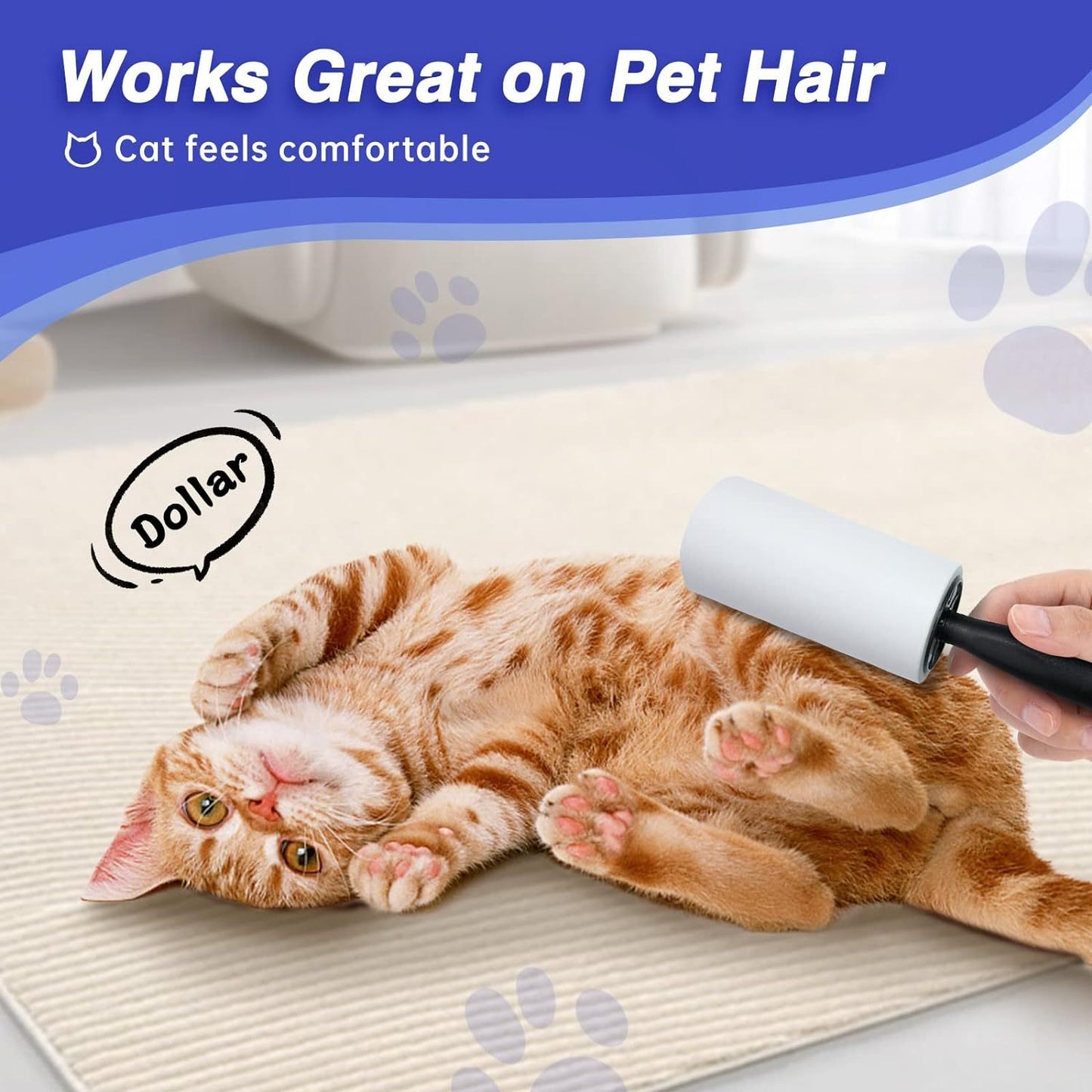 RAINBEAN Extra Sticky Lint Rollers – Ultimate Pet Hair Remover