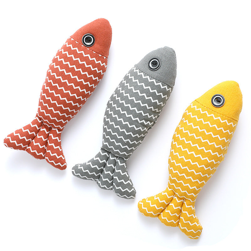 Fish-Shaped Catnip Toys: Interactive Fun for Kittens & Indoor Cats (3-Pack) - Best Pet Village