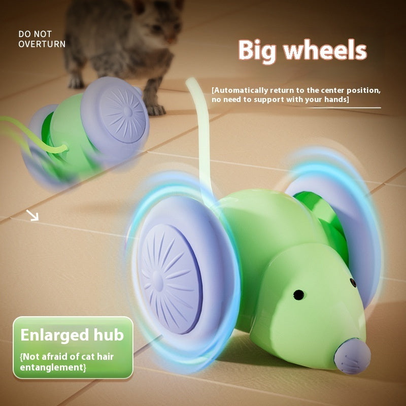 Interactive Electric Mouse Car for Cats – Automatic Teaser with Obstacle Avoidance - Best Pet Village