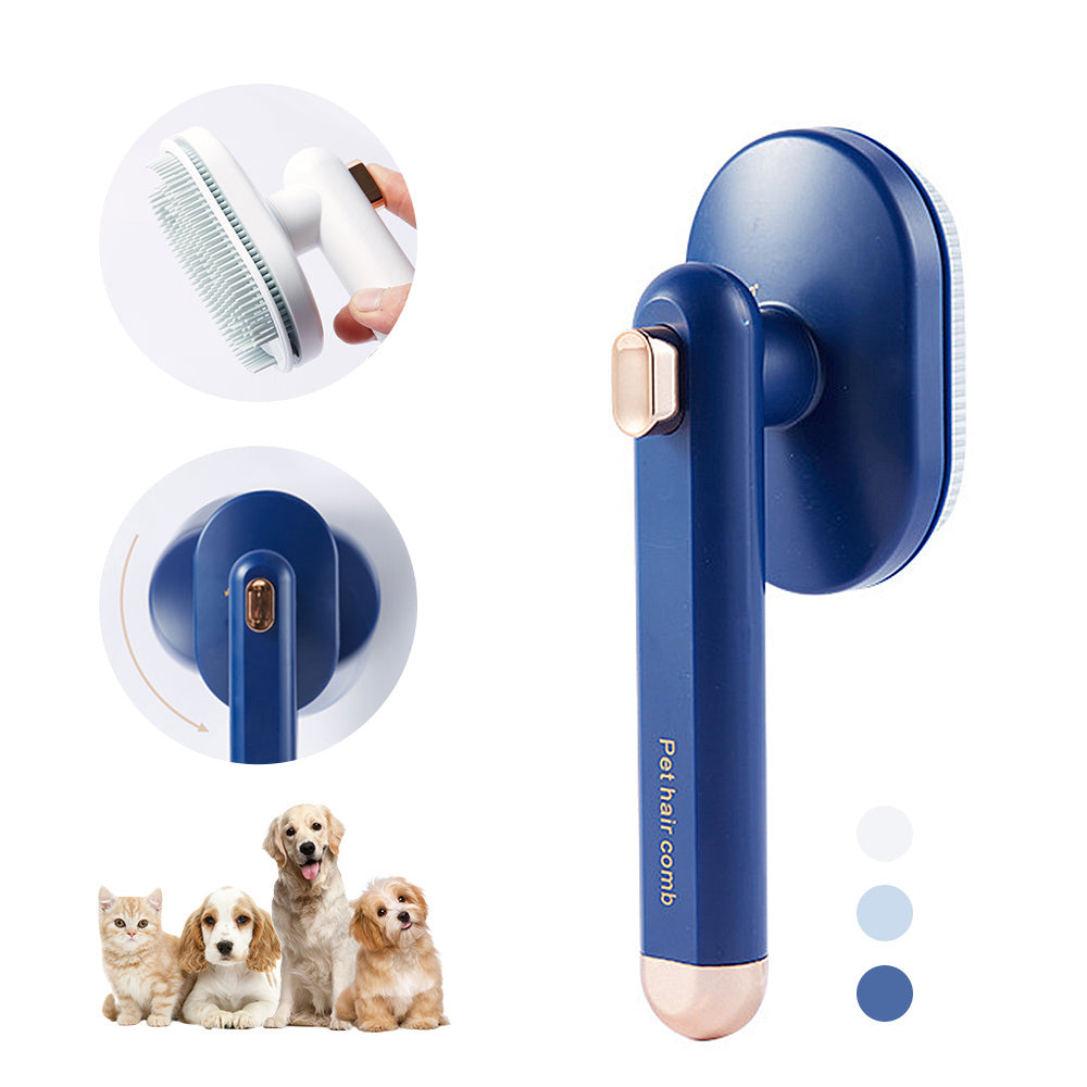 Self-Cleaning Pet Grooming Brush for Hair Removal - Best Pet Village