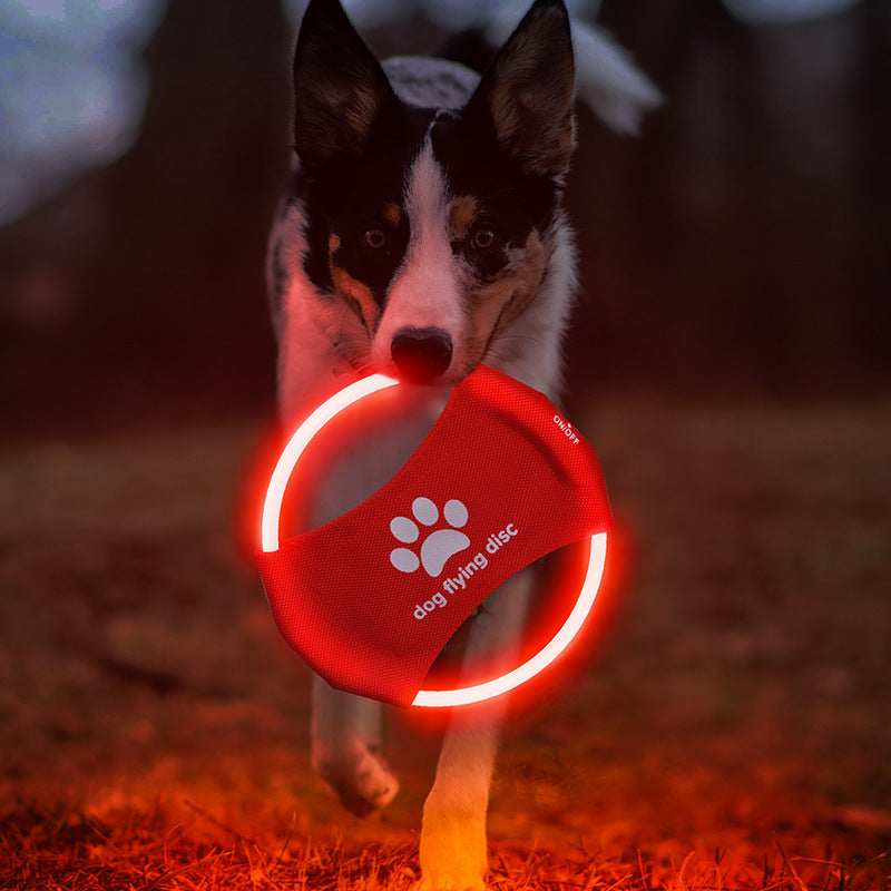 Fun LED Glowing Dog Flying Discs: Interactive Training & Play Toy for Pets - Best Pet Village