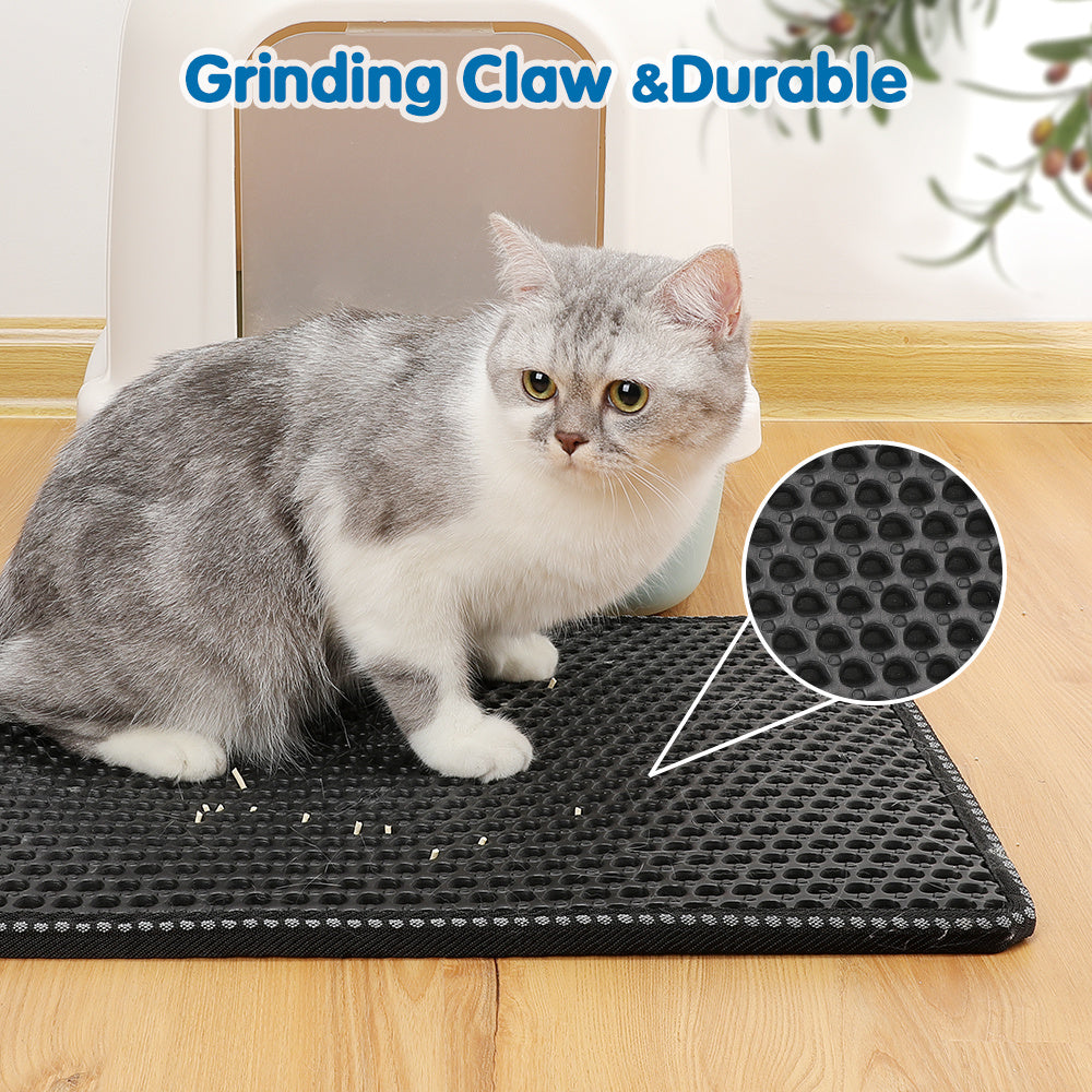 Cat Litter Mat – Ultimate Litter Box Cleanup!