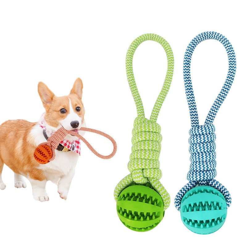 Interactive Dog Toys: Chew-Proof Hemp Rope & Treat Balls - Best Pet Village