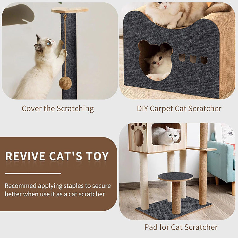 Self-Adhesive Carpet Cats Scratch Board - Best Pet Village