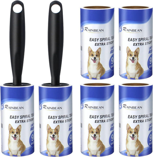 RAINBEAN Extra Sticky Lint Rollers – Ultimate Pet Hair Remover