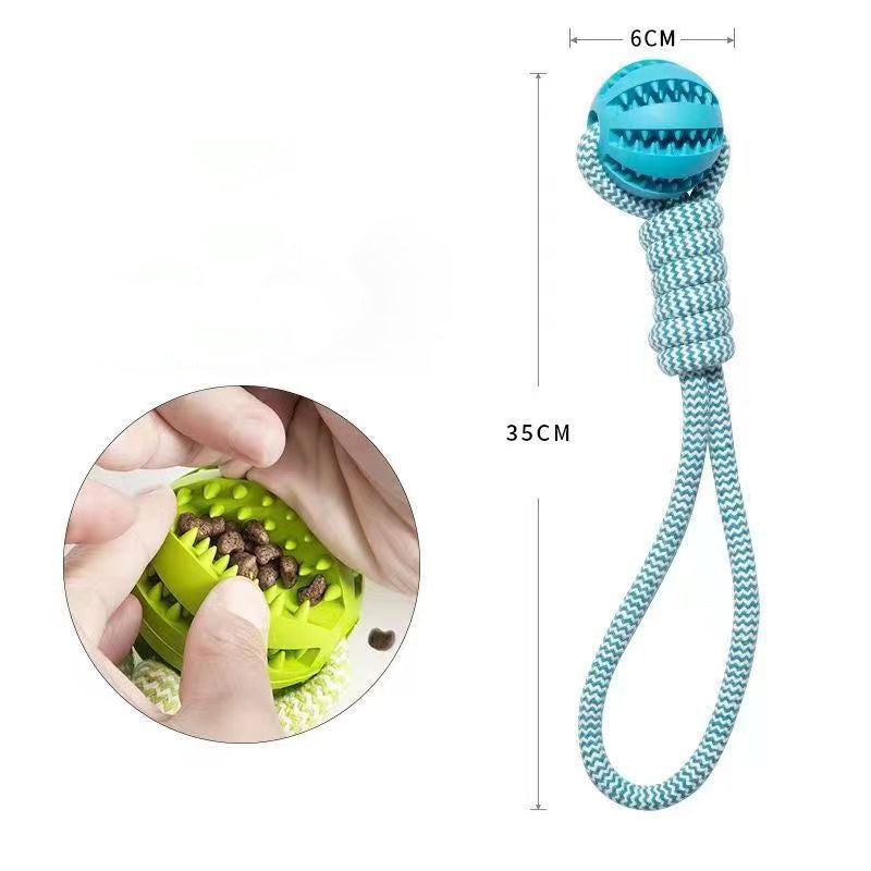 Interactive Dog Toys: Chew-Proof Hemp Rope & Treat Balls - Best Pet Village